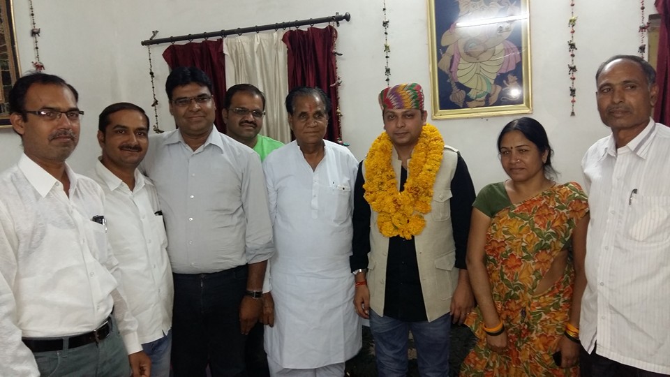 युवा मंच प्रदेशाध्यक्ष बलदेव व्यास द्वारा राजस्थान के जिलों का सघन दौरा