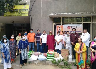 विप्र फाउंडेशन गुड़गांव ने वृद्धाश्रम को गोद लेकर सेवा शुरू की।