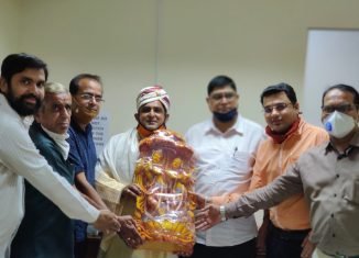 विप्र फाउंडेशन जोन 16,ने किया श्री वल्लभ जी व्यास (शंख वल्लभ जी) का सम्मान !