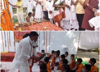 विप्र फाउंडेशन के राष्ट्रव्यापी नारायण पूजा व गीता पाठ आयोजन का हिस्सा हरियाणा।