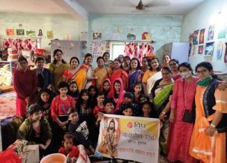 विप्र फाउंडेशन जोन-10 महिला प्रकोष्ठ द्वारा बालिका अनाथ आश्रम- भुवनेश्वर में सामग्री वितरण।