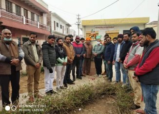 विप्र फॉउंडेशन युवा भरतपुर के तत्वाधान मे नेताजी सुभाषचंद्र बोस की 125 वी जन्म जयंती मनाई गयी।