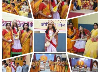 विप्र फाउंडेशन महिला प्रकोष्ठ राउरकेला ने बसन्त पंचमी पर की माँ सरस्वती अर्चना।