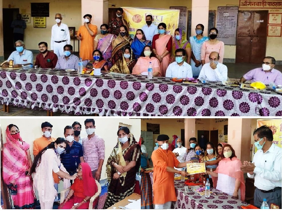 विफा महिला प्रकोष्ठ बीकानेर-देहात व स्वास्थ्य विभाग नोखा द्वारा कोरोना वैक्सीनेशन शिविर का आयोजन।