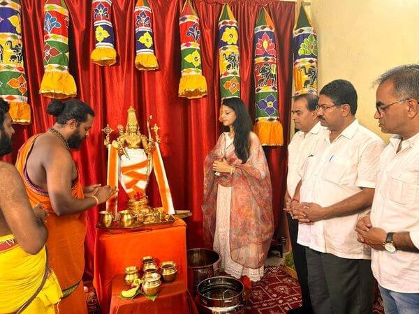 ईशोधन द्वारा तिरूपति में स्थापित परशुराम आराधना मंदिर में समाज कल्याणार्थ विशेष पूजा