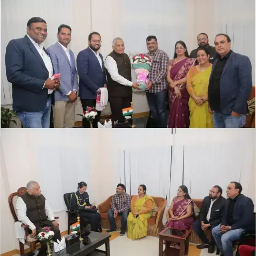 गुवाहाटी में विप्र फाउंडेशन ने मिजोरम के राज्यपाल जनरल वी. के. सिंह का किया सम्मान