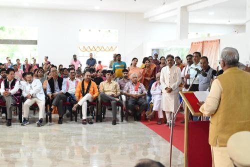 Shri Gulabchand ji Kataria addressing the celebration of Vipra Foundation at Parshuram Kund in Arunachal Pradesh