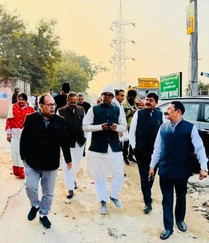विप्र फाउंडेशन राष्ट्रीय अध्यक्ष ने जयपुर में निर्माणाधीन श्री परशुराम ज्ञानपीठ का अवलोकन किया