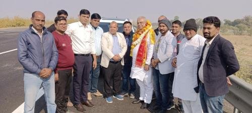 दौसा जिले के भांडारेज और लालसोट में सुशील ओझा जी का आत्मीय स्वागत, समाज की एकता पर बल